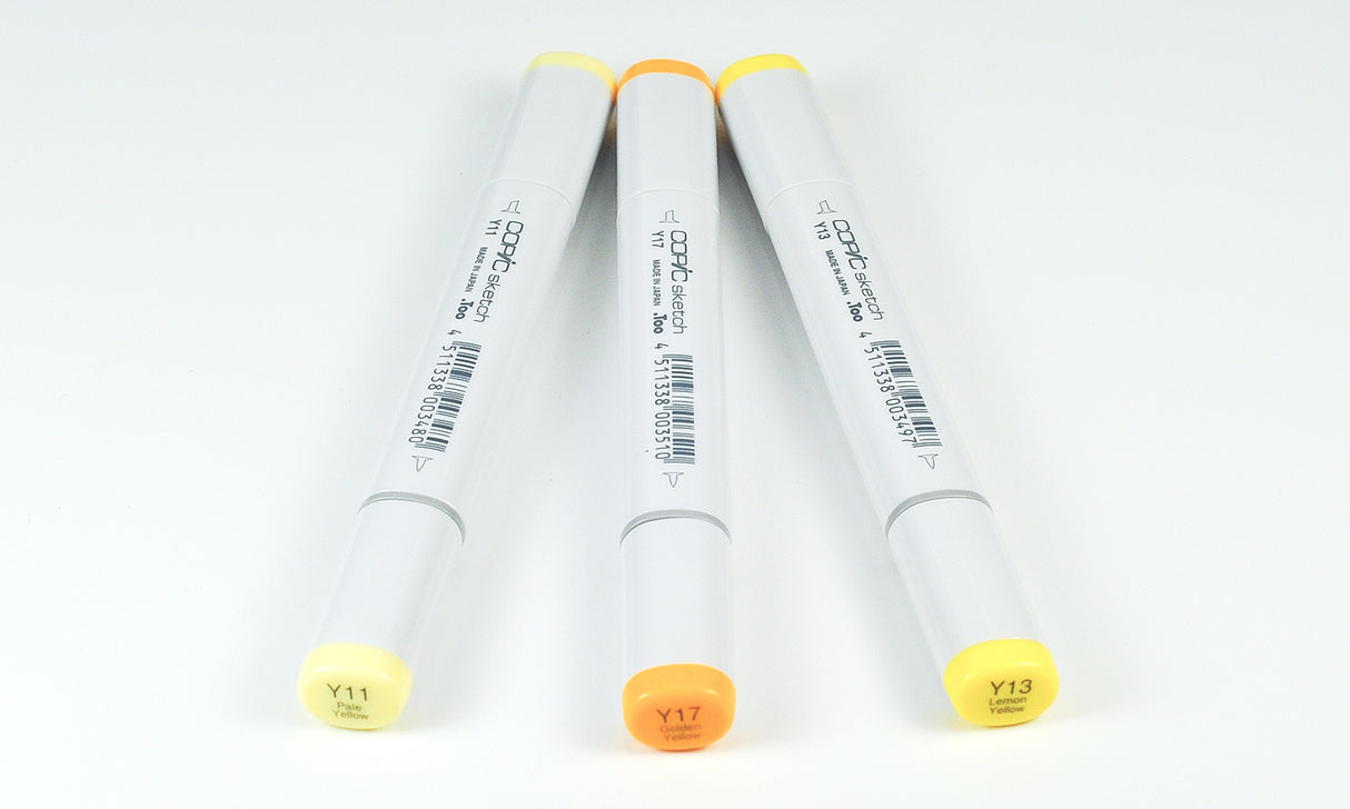 copic sketch markers - Y11, Y13, Y17