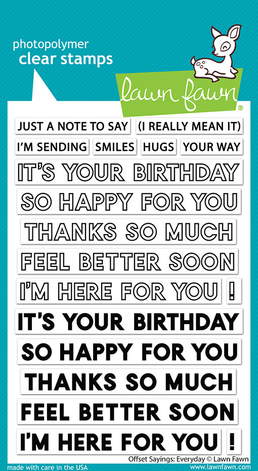 offset sayings: everyday