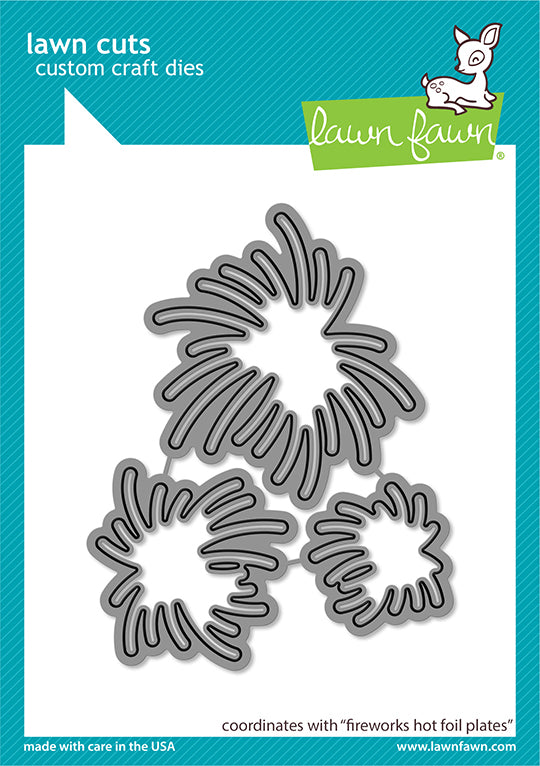 _fireworks hot foil plates lawn cuts_