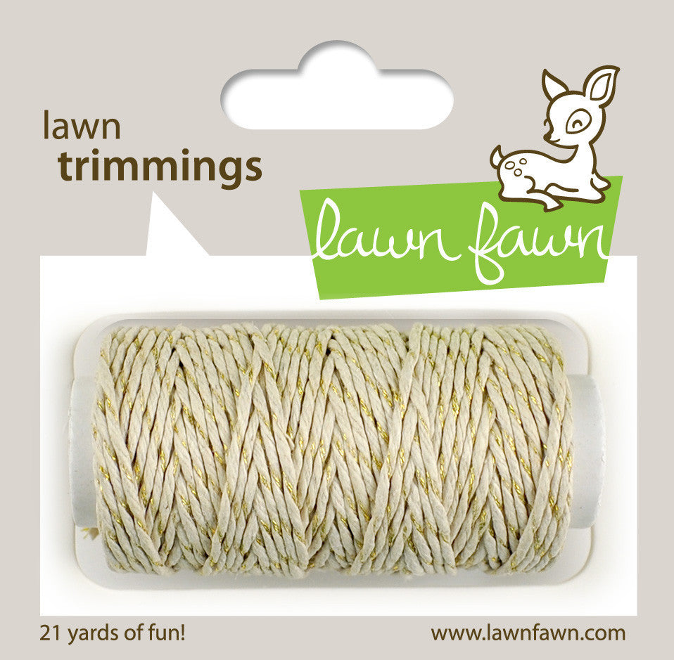 gold sparkle single cord