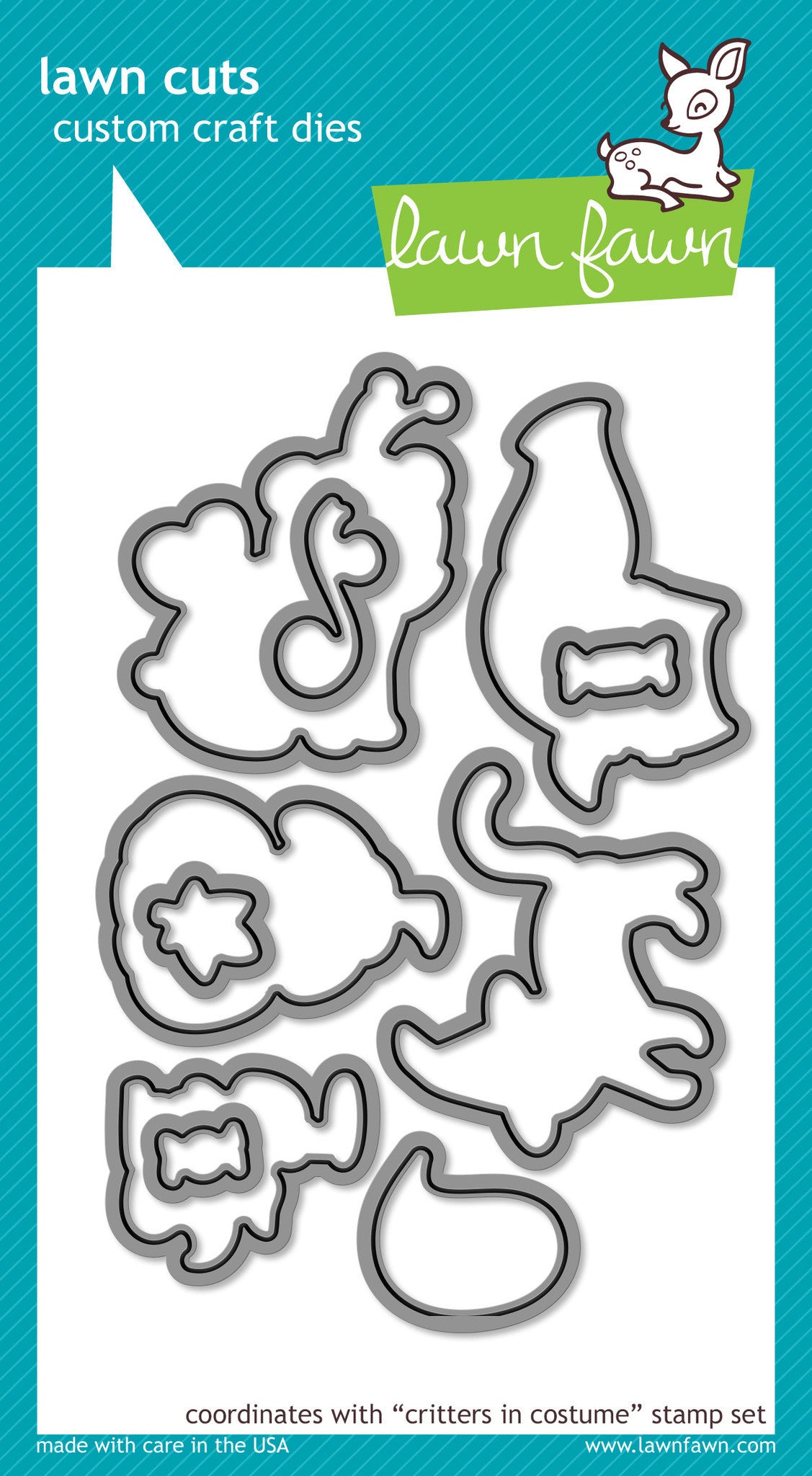 _critters in costume lawn cuts_