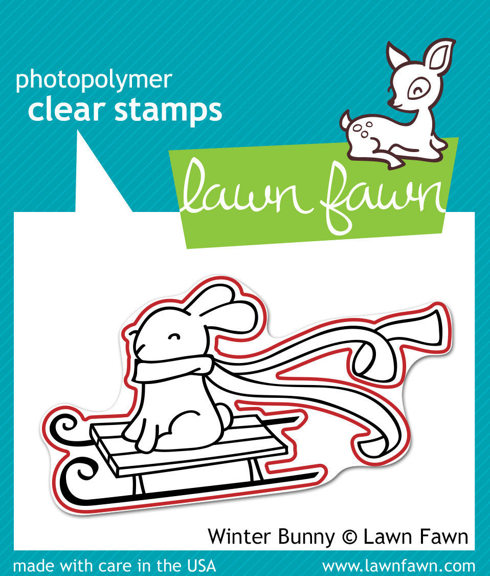 winter bunny lawn cuts