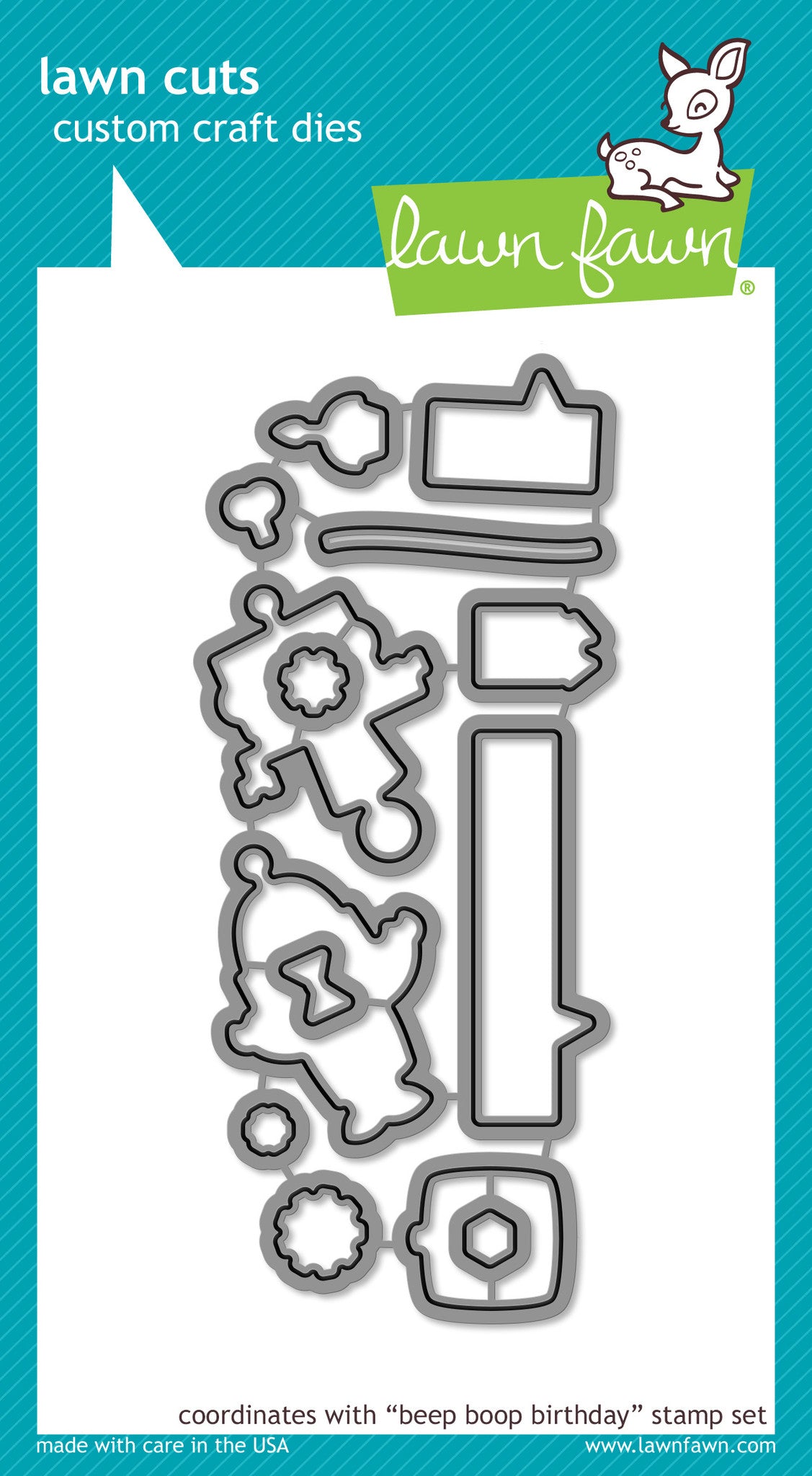 _beep boop birthday lawn cuts_