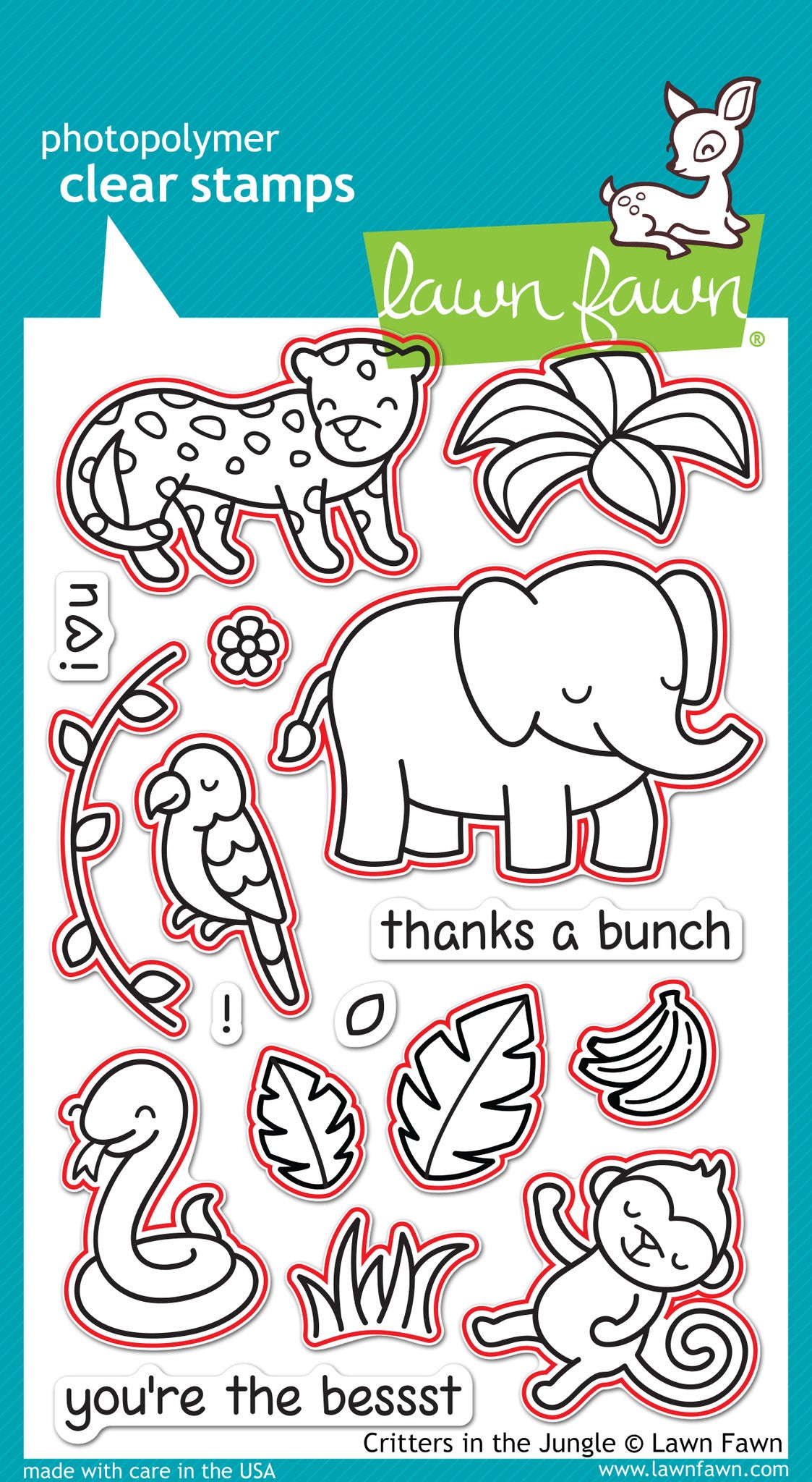 critters in the jungle lawn cuts