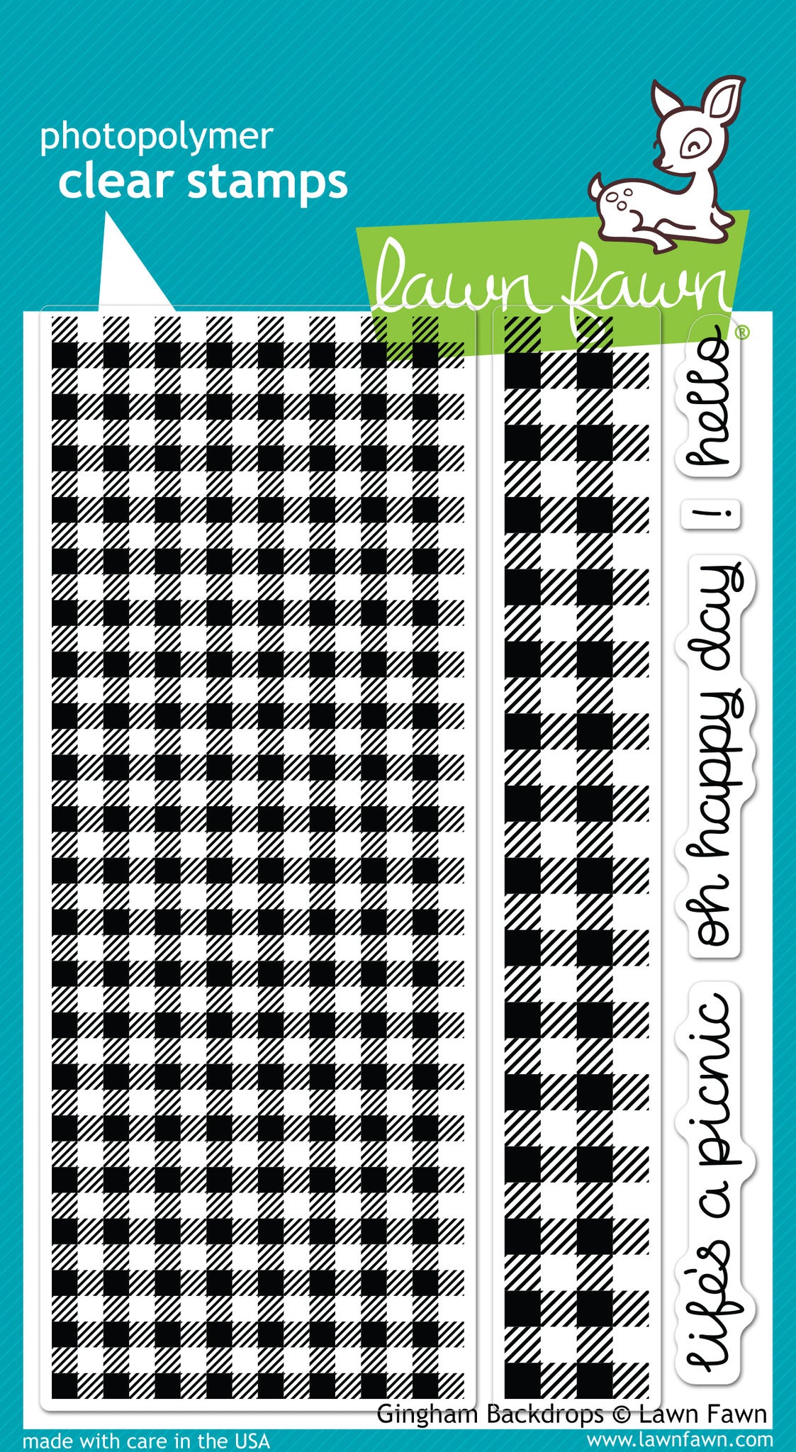 gingham backdrops
