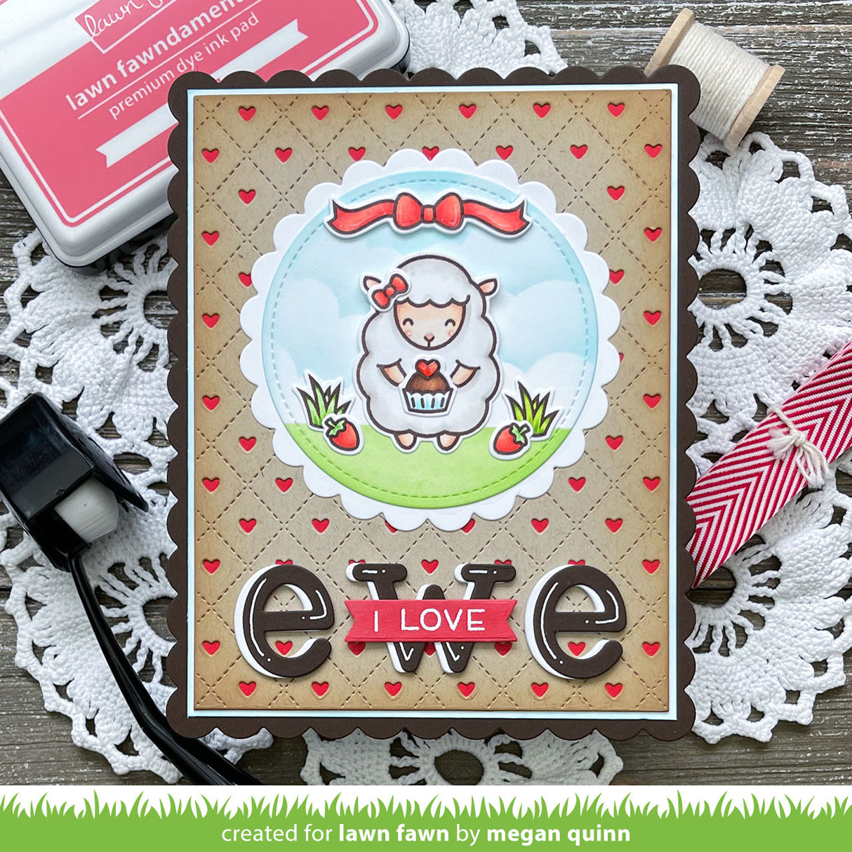 quilted heart backdrop: portrait