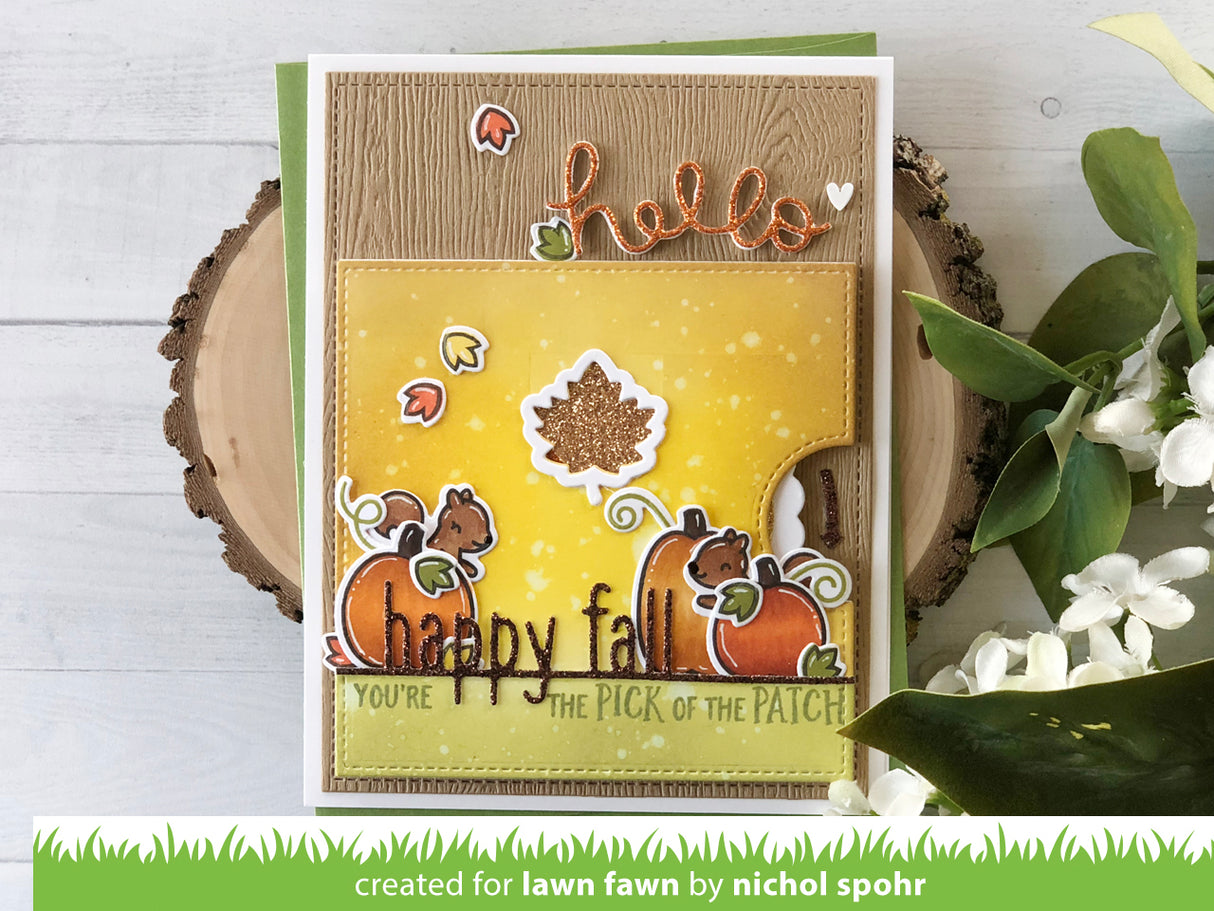 happy fall line border