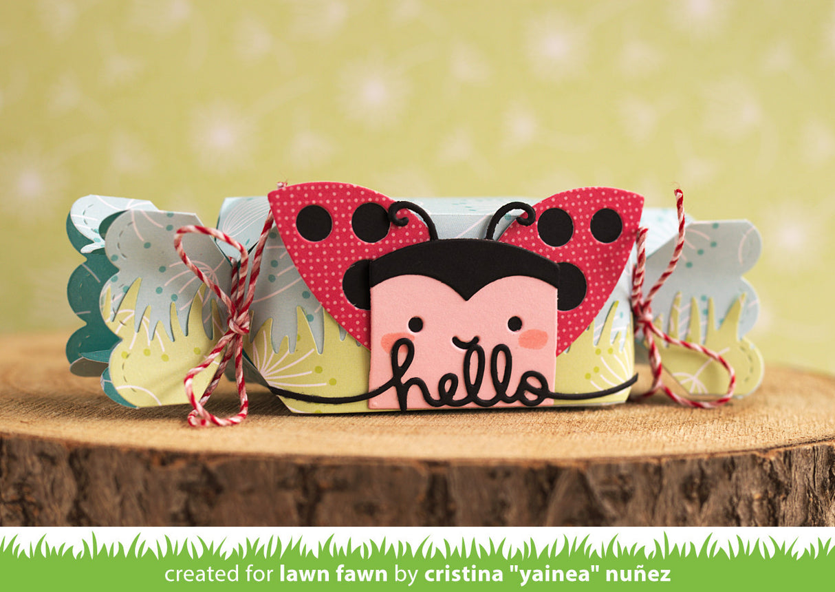 tiny gift box ladybug add-on