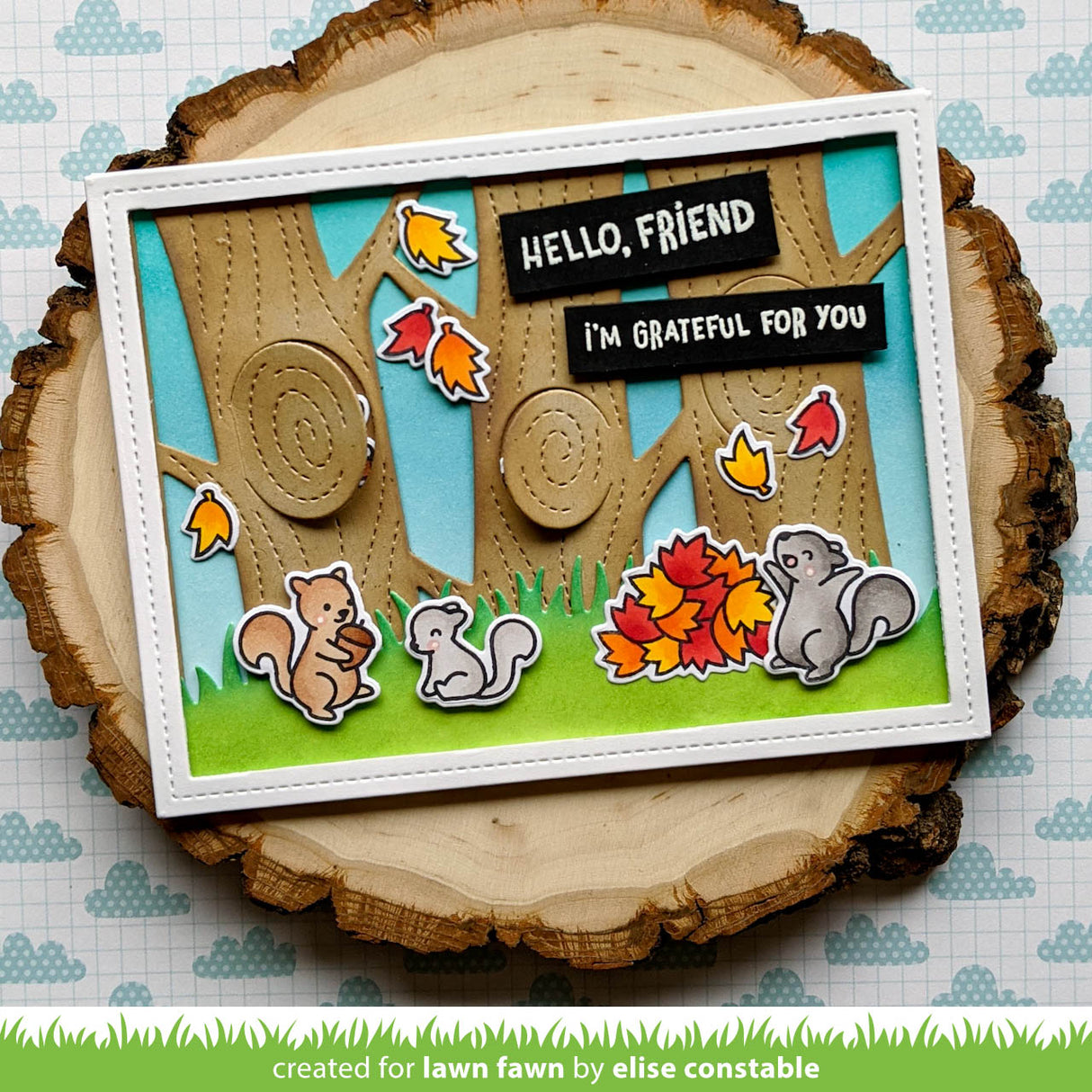 lift the flap tree backdrop