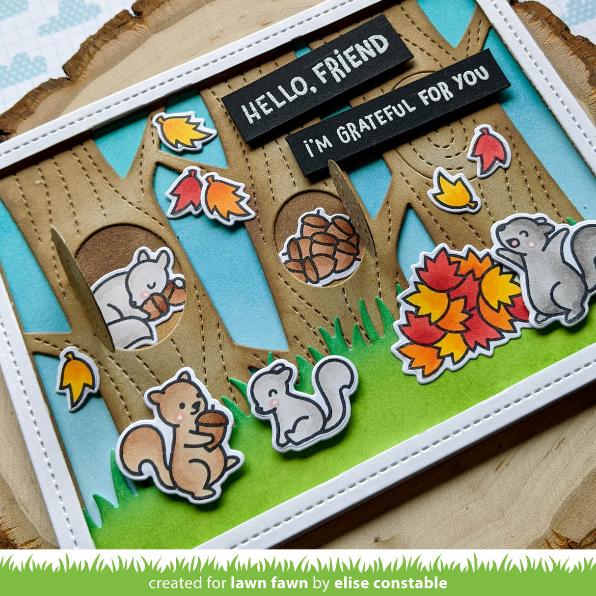 lift the flap tree backdrop