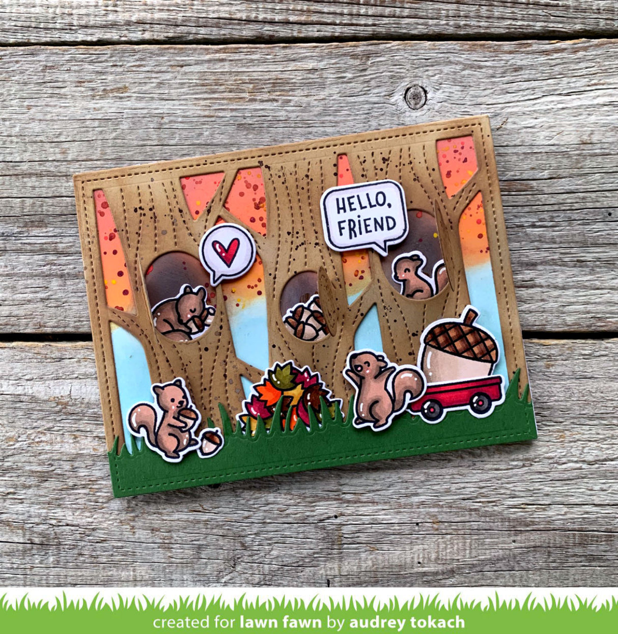 lift the flap tree backdrop