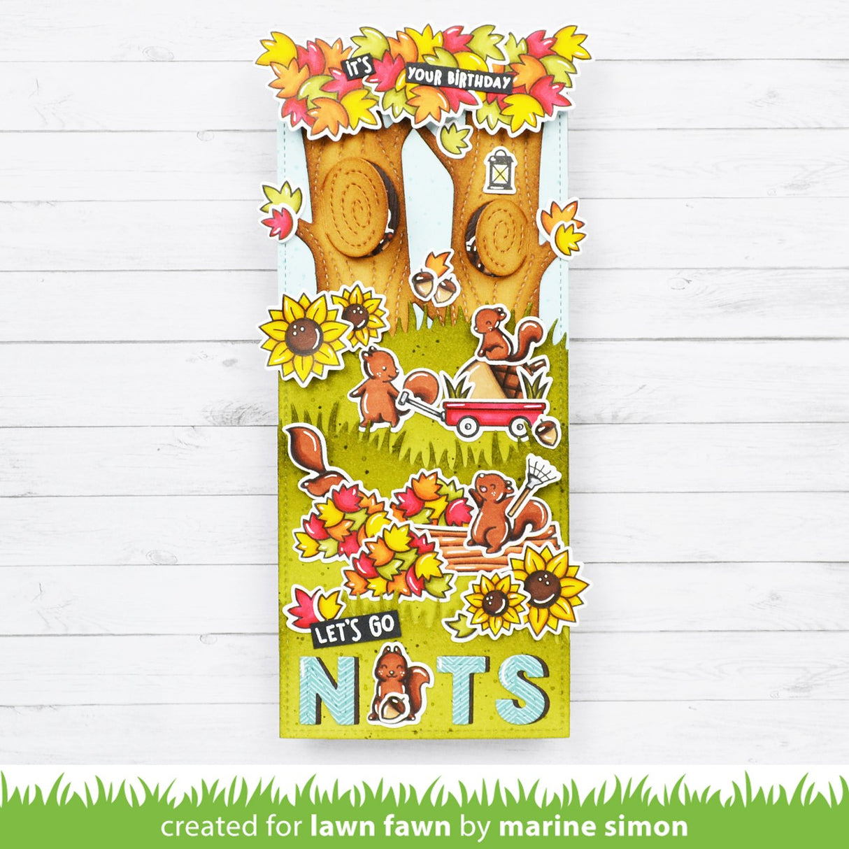 lift the flap tree backdrop