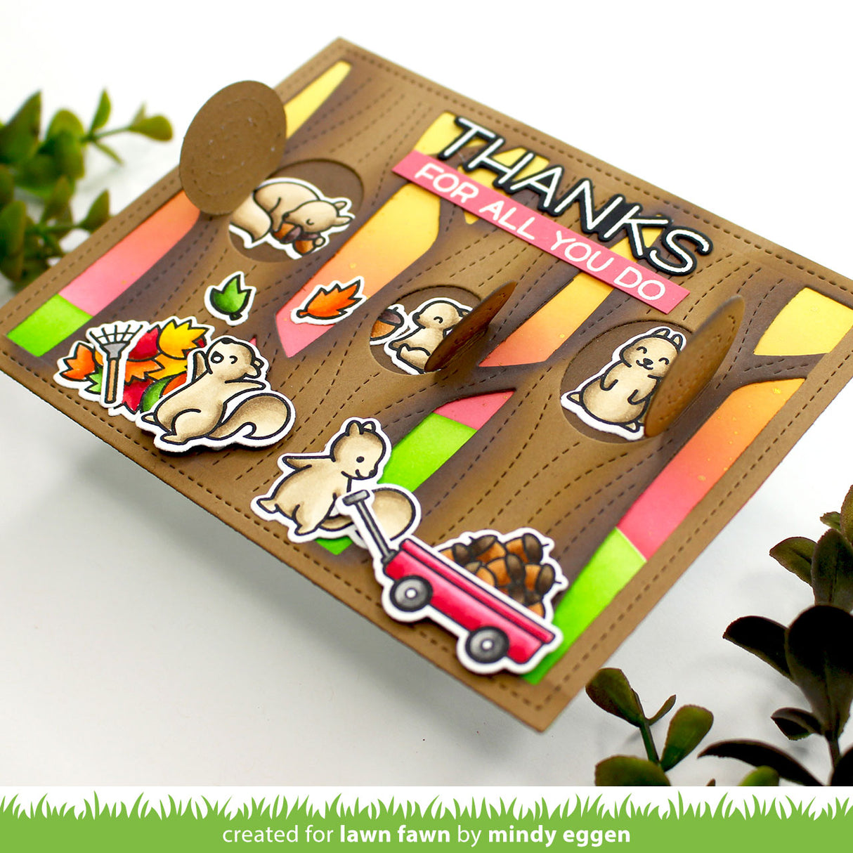 lift the flap tree backdrop