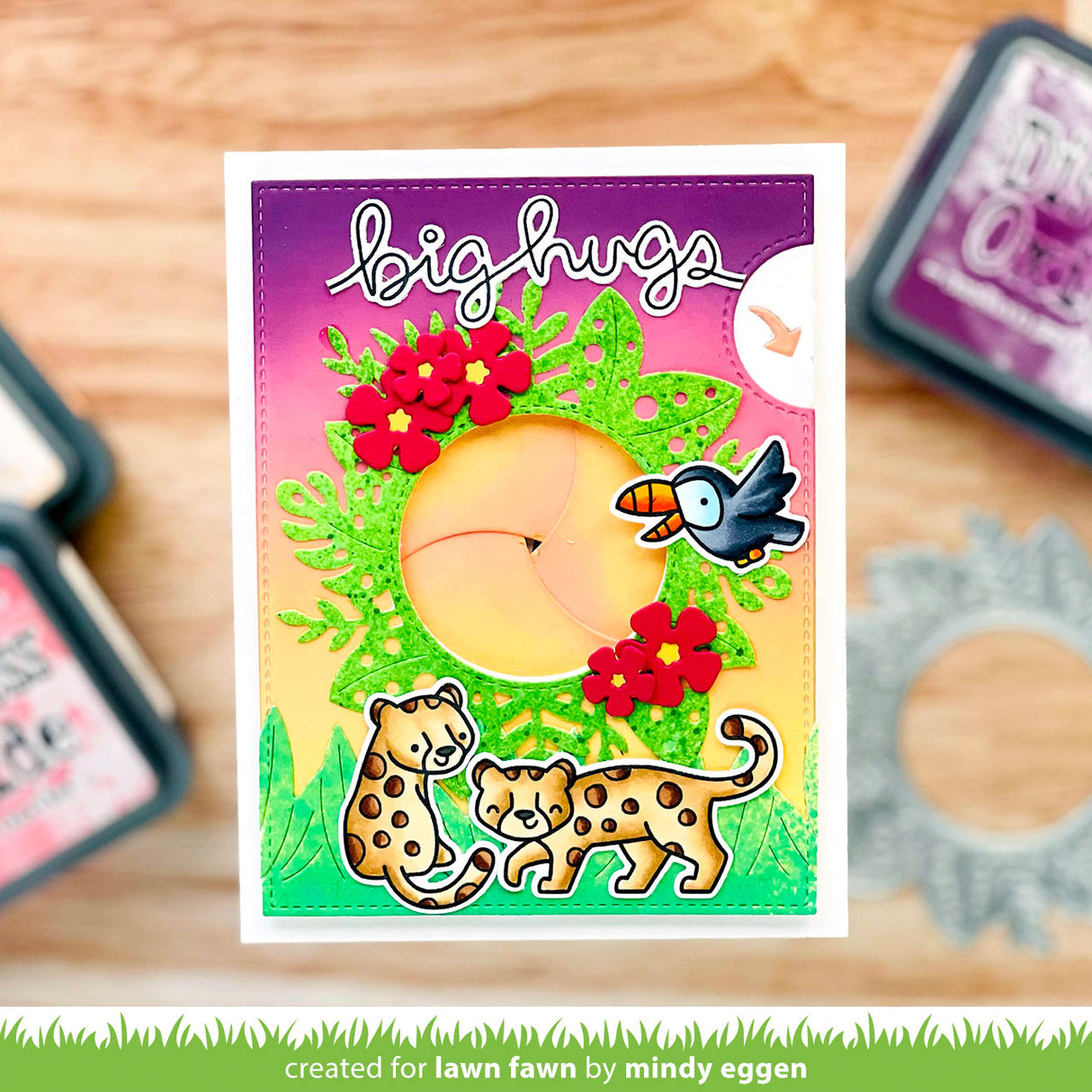 magic iris tropical leaves add-on