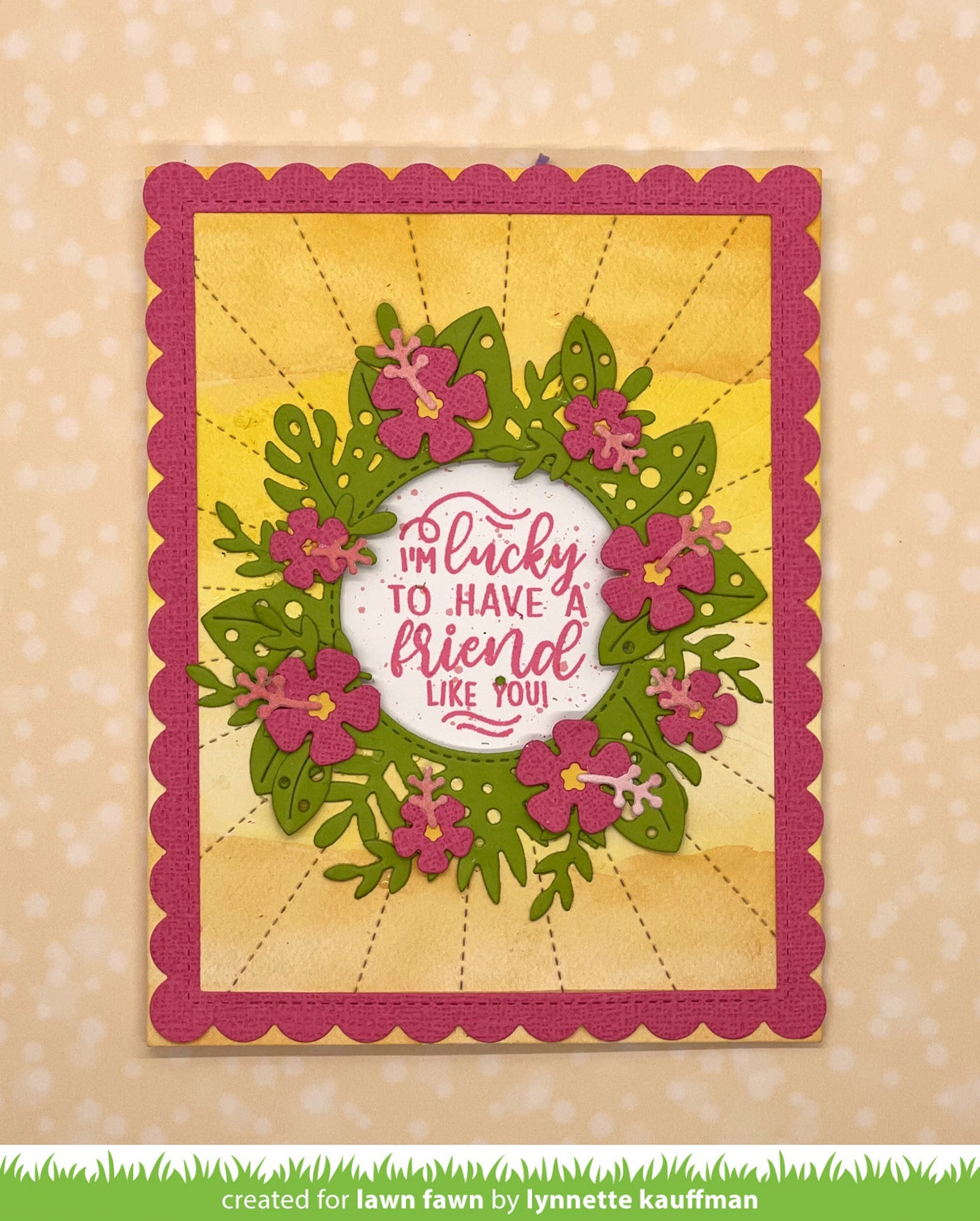 magic iris tropical leaves add-on