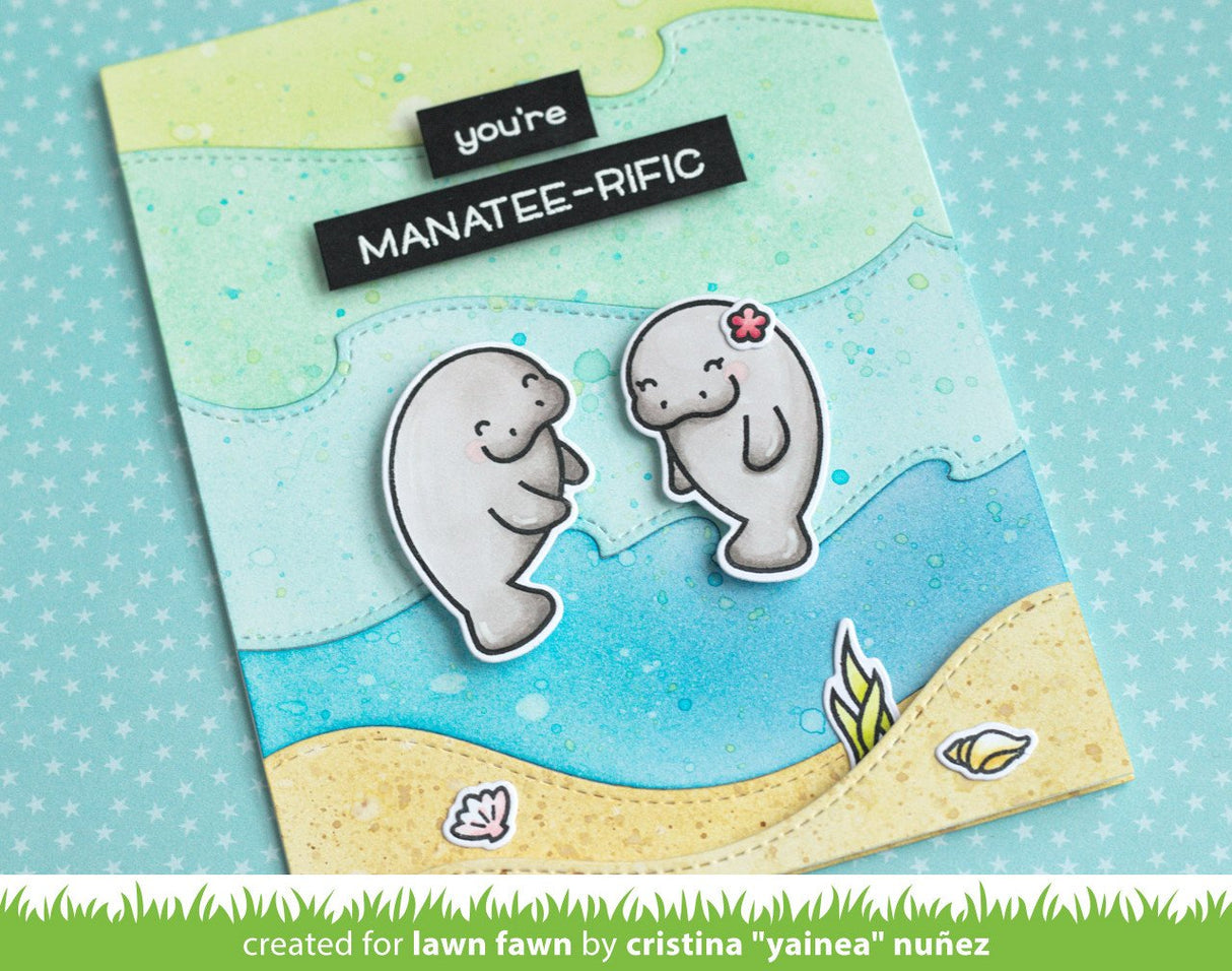 stitched wave borders