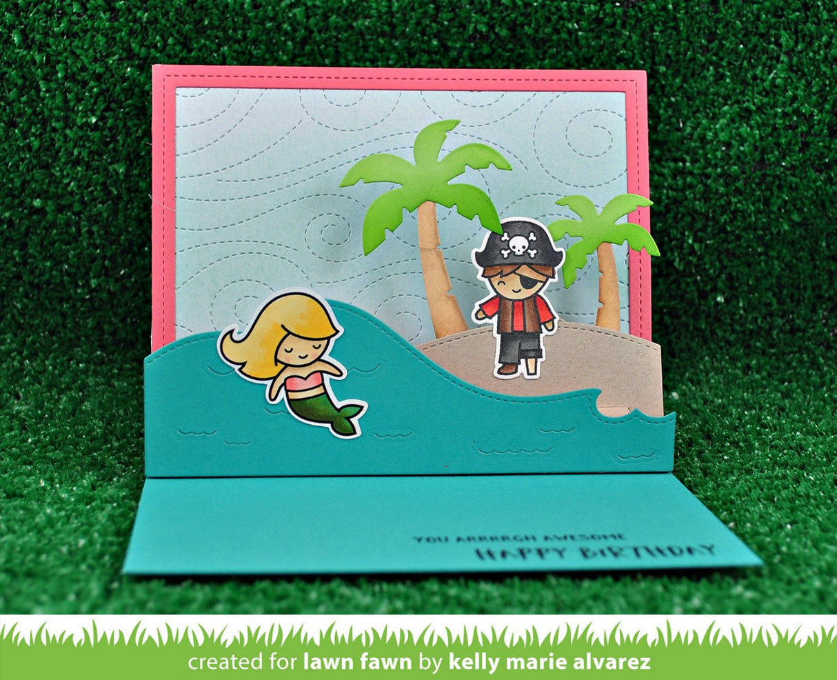 stitched windy backdrop