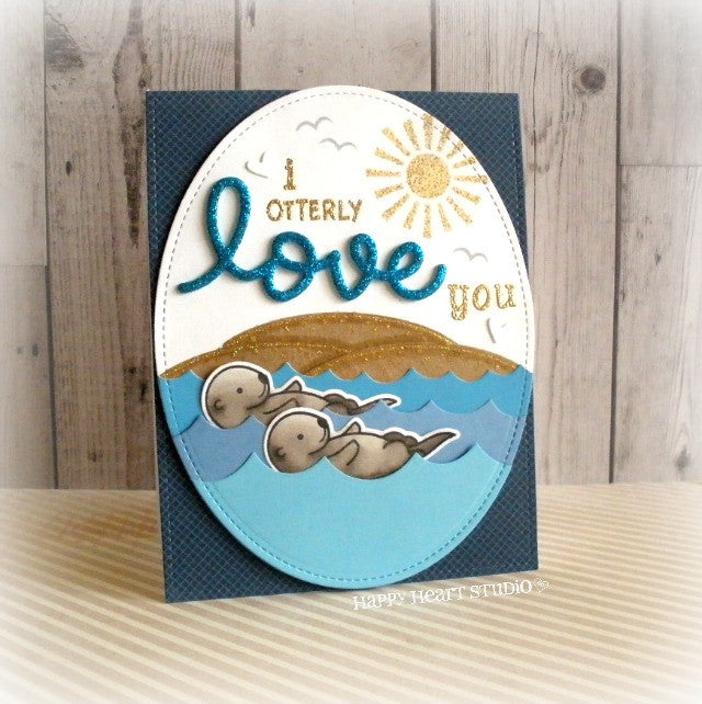 small stitched oval stackables