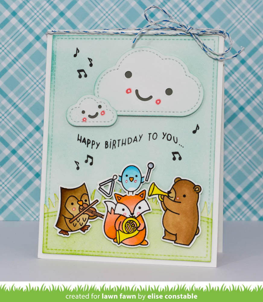 outside in stitched cloud stackables