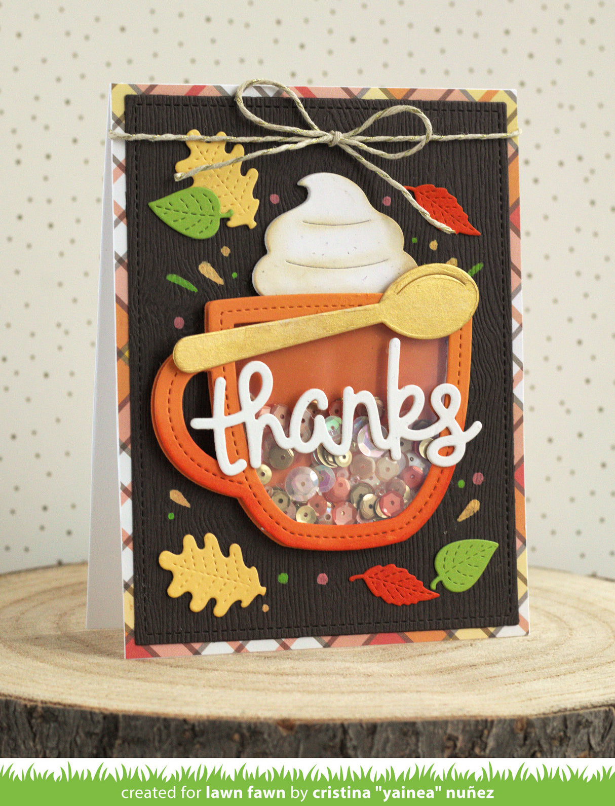 outside in stitched mug