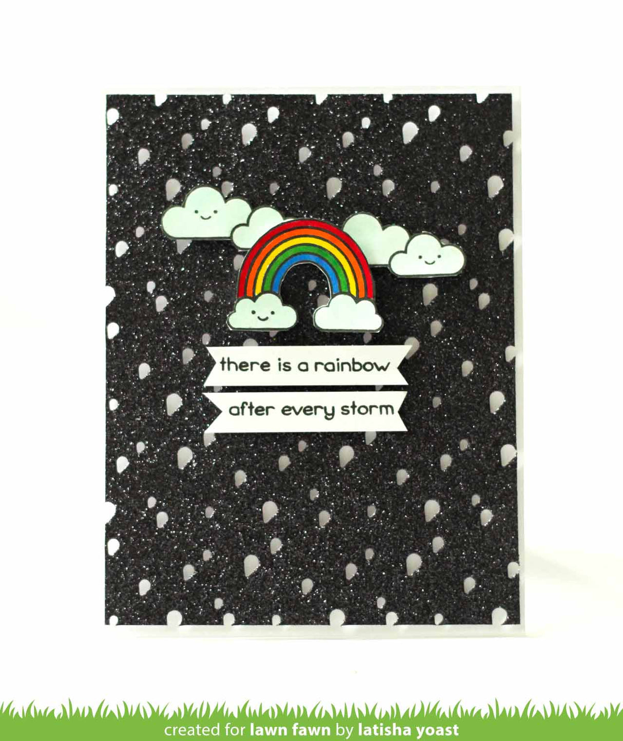 rainy backdrop: portrait