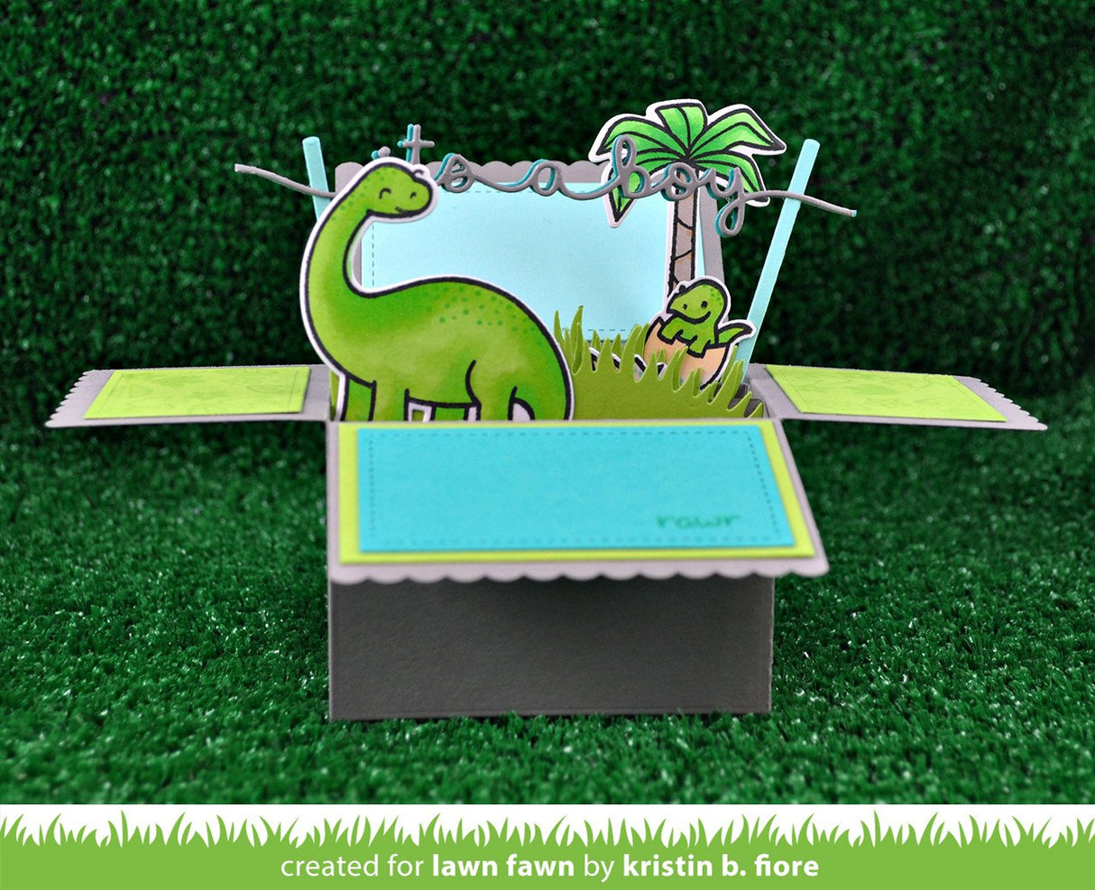 scalloped box card pop-up