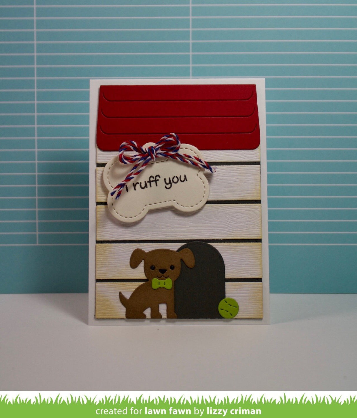 _scalloped treat box dog house add-on_