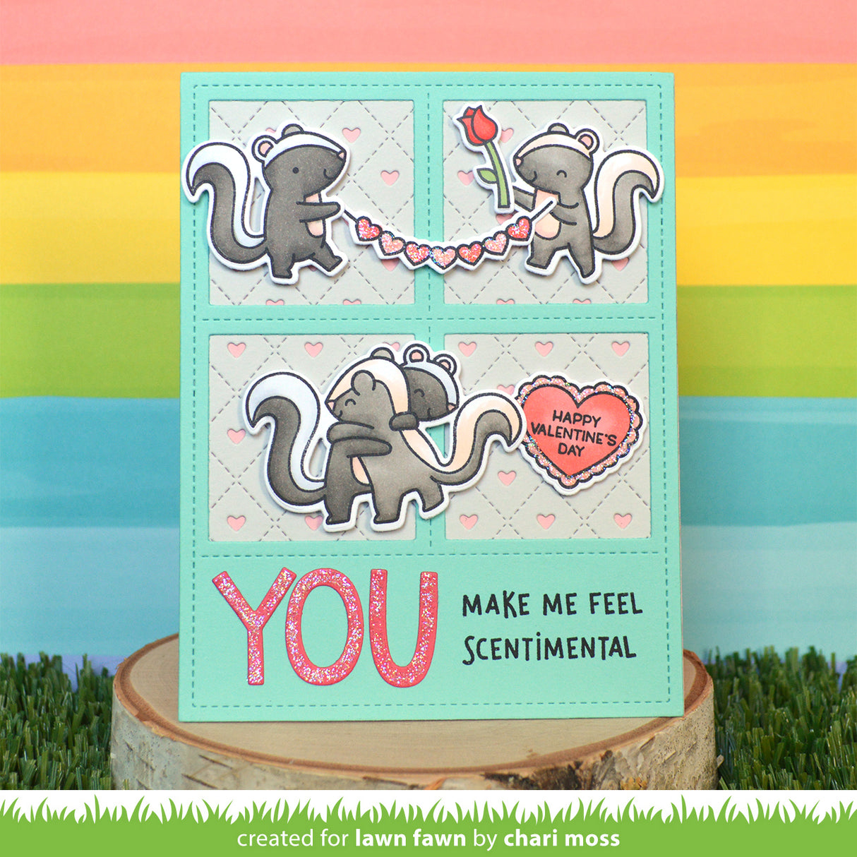 quilted heart backdrop: portrait