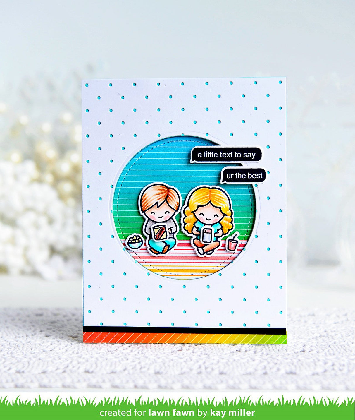 itsy bitsy polka dot backdrop