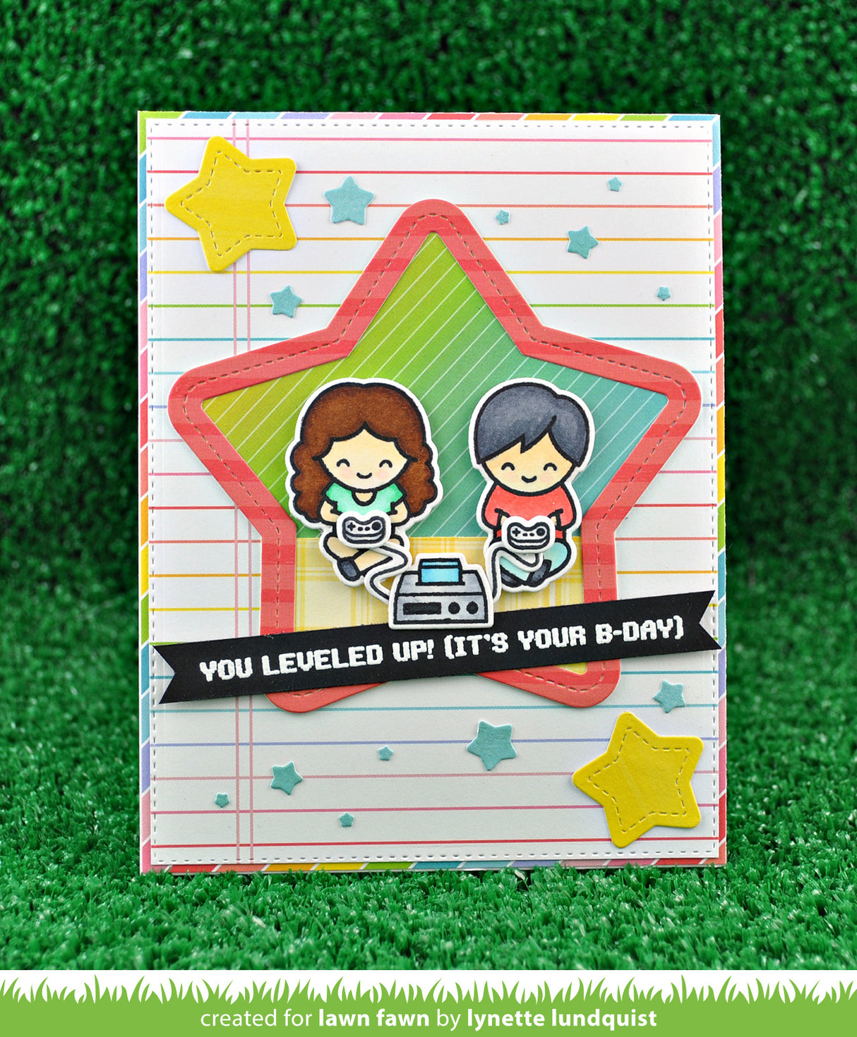 outside in stitched star stackables