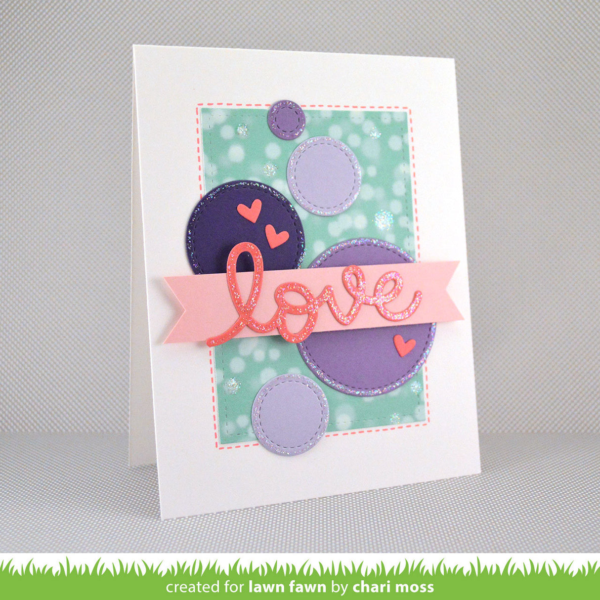 small stitched circle stackables