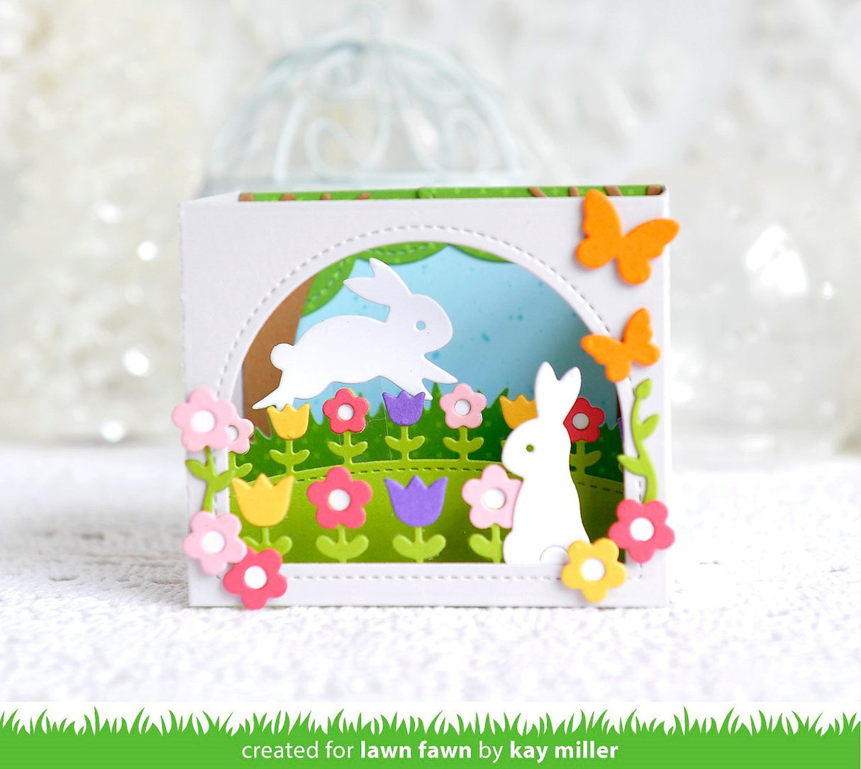 shadow box card spring add-on