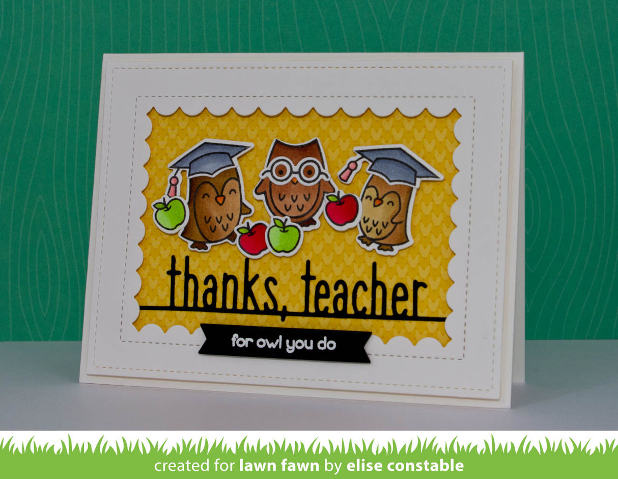 _thanks, teacher line border_