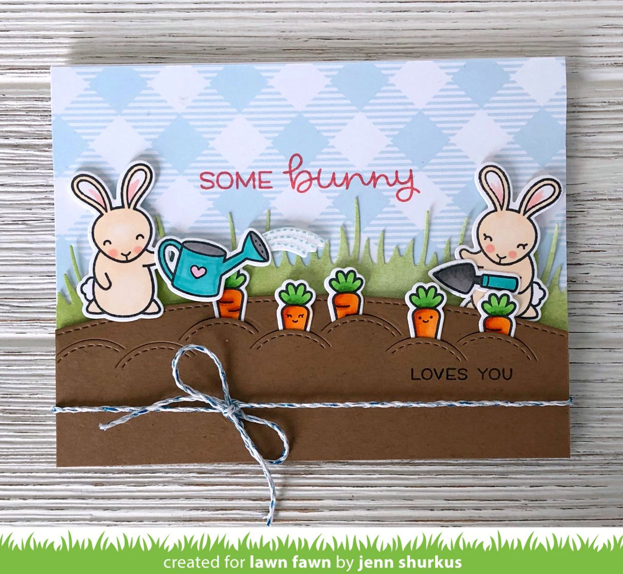 stitched garden border