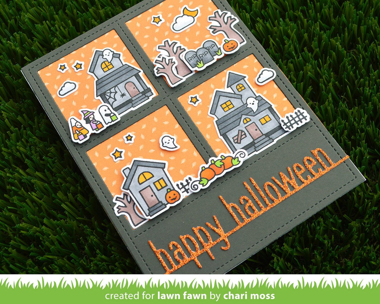 _happy halloween line border_