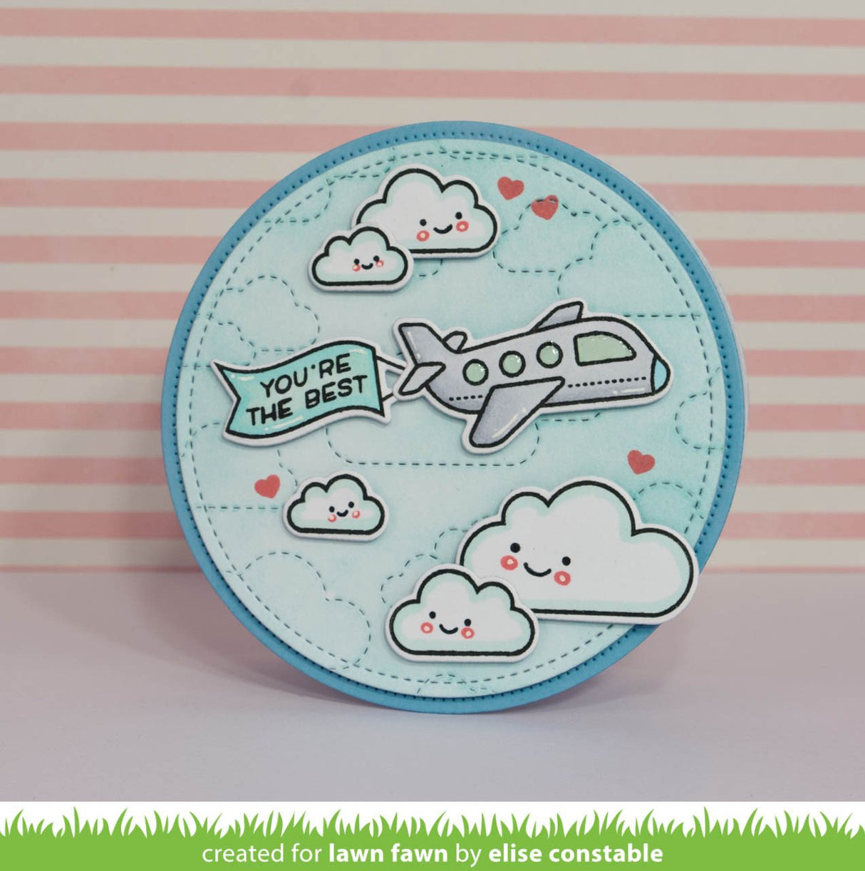 stitched cloud backdrop: landscape