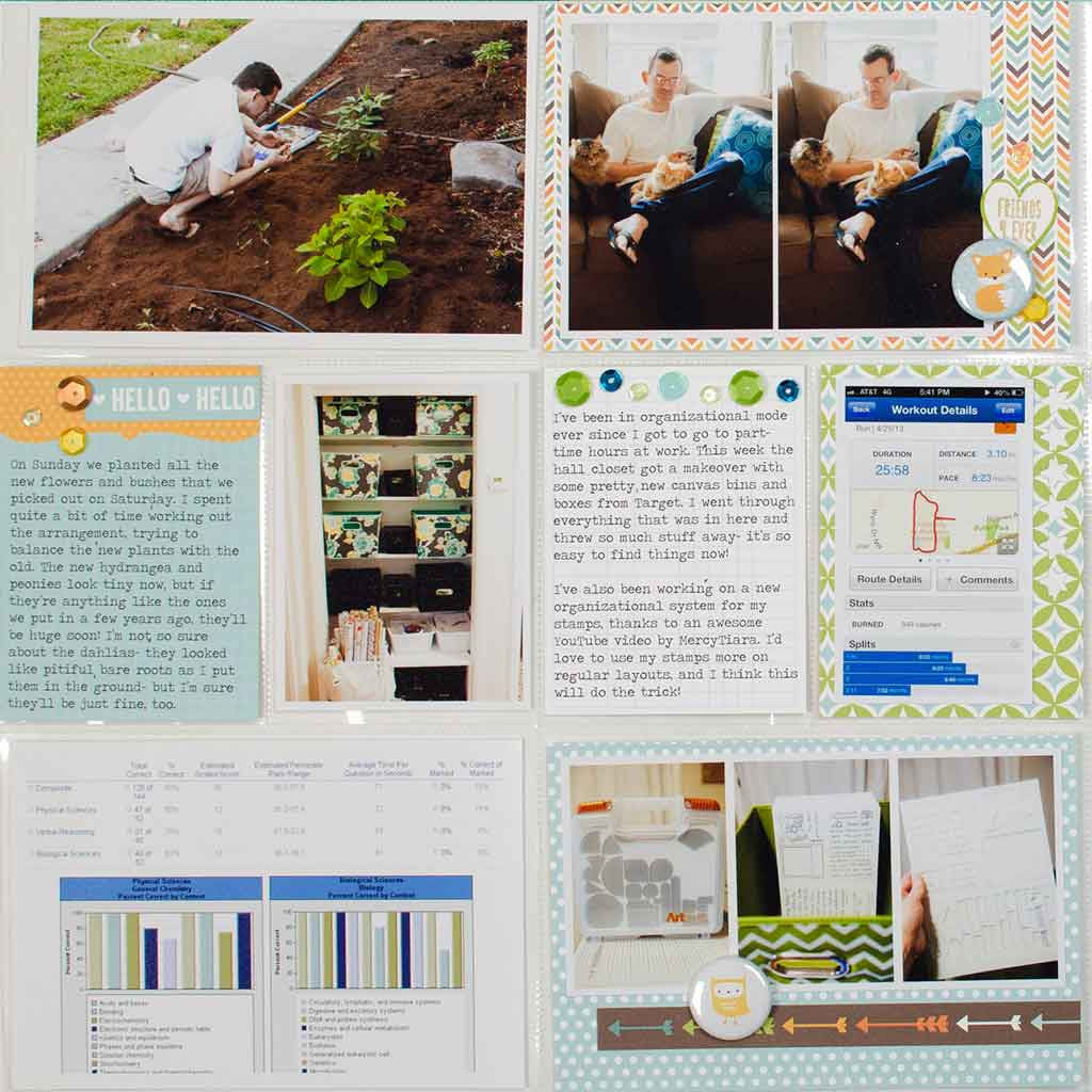 _stitched journaling card_