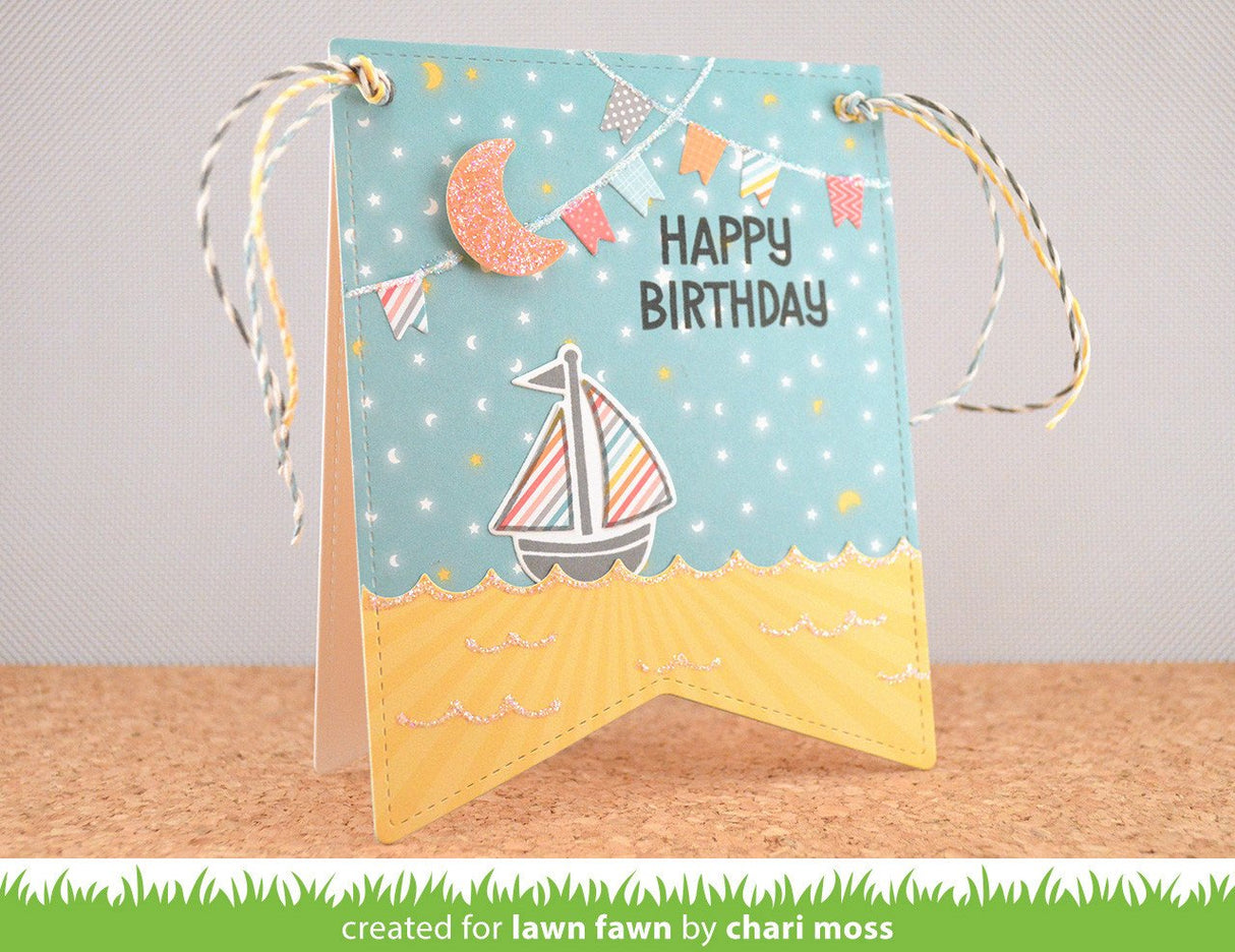 stitched party banners