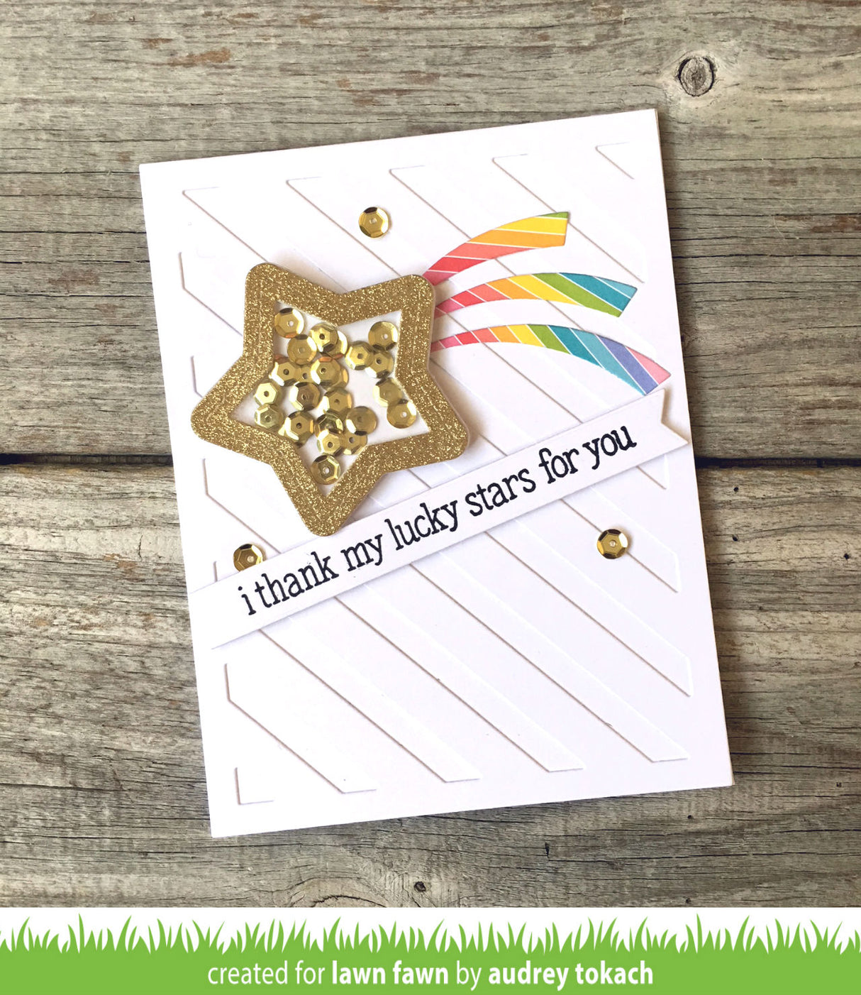 outside in stitched star stackables