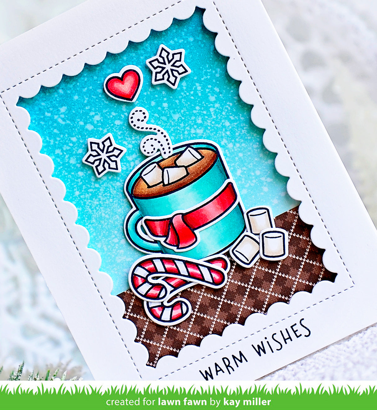 reverse stitched scalloped rectangle windows