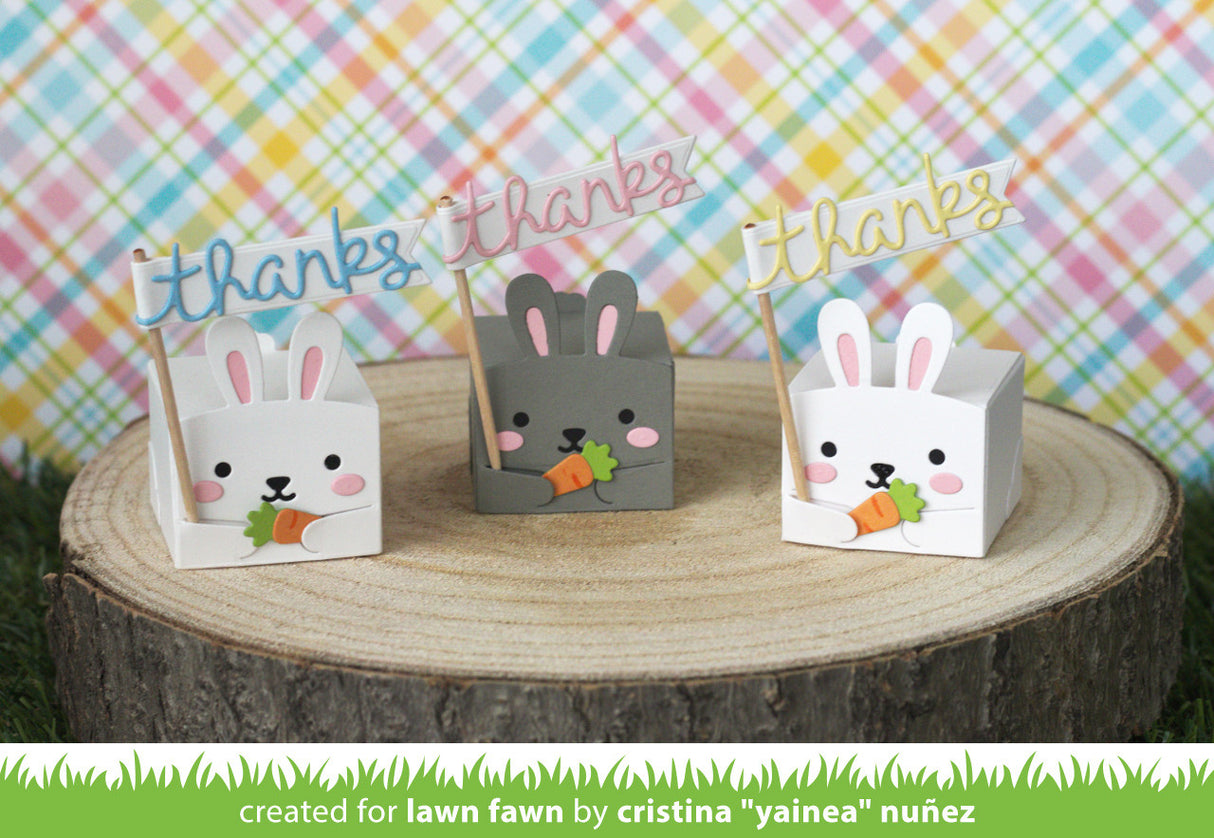 tiny gift box bunny add-on