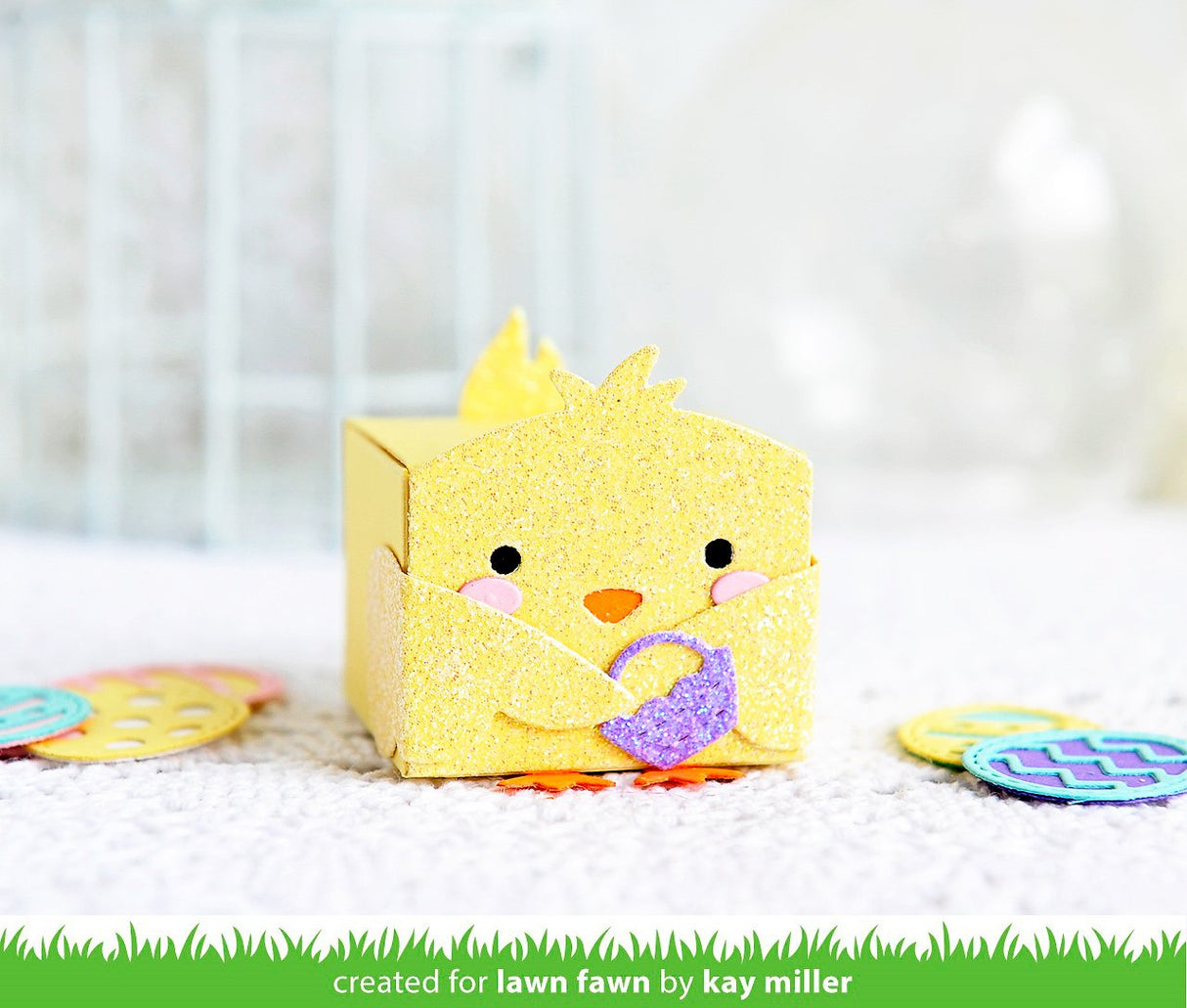 tiny gift box chick and duck add-on