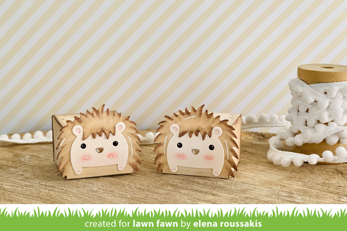 tiny gift box hedgehog add-on