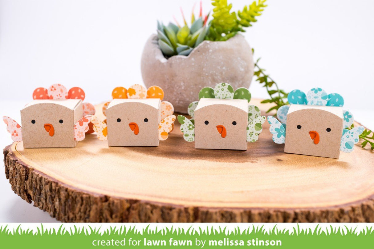 tiny gift box peacock and turkey add-on