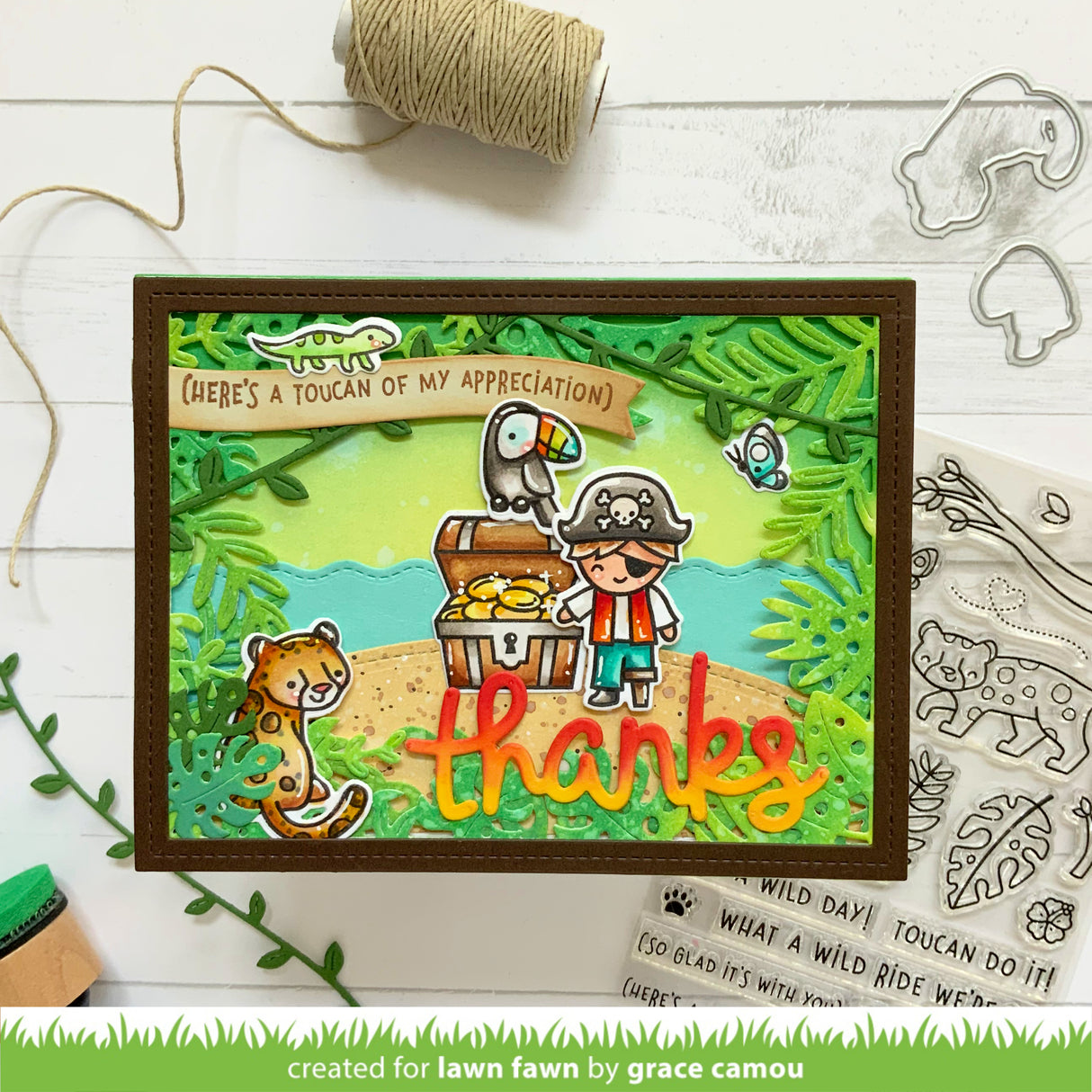 tropical leaves backdrop