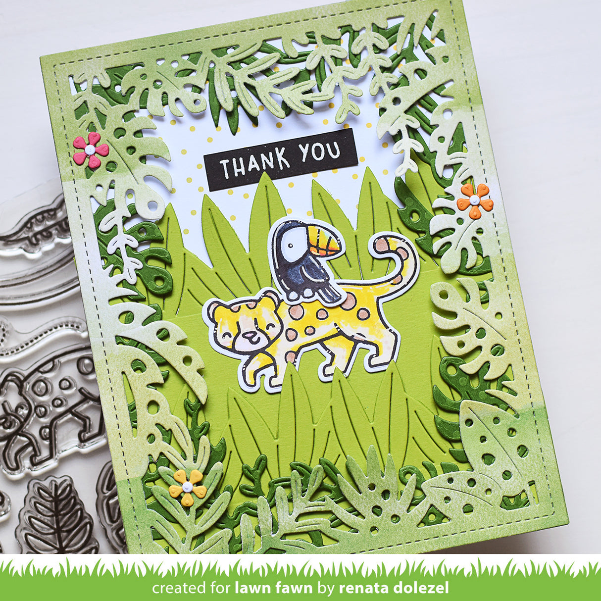 tropical leaves backdrop