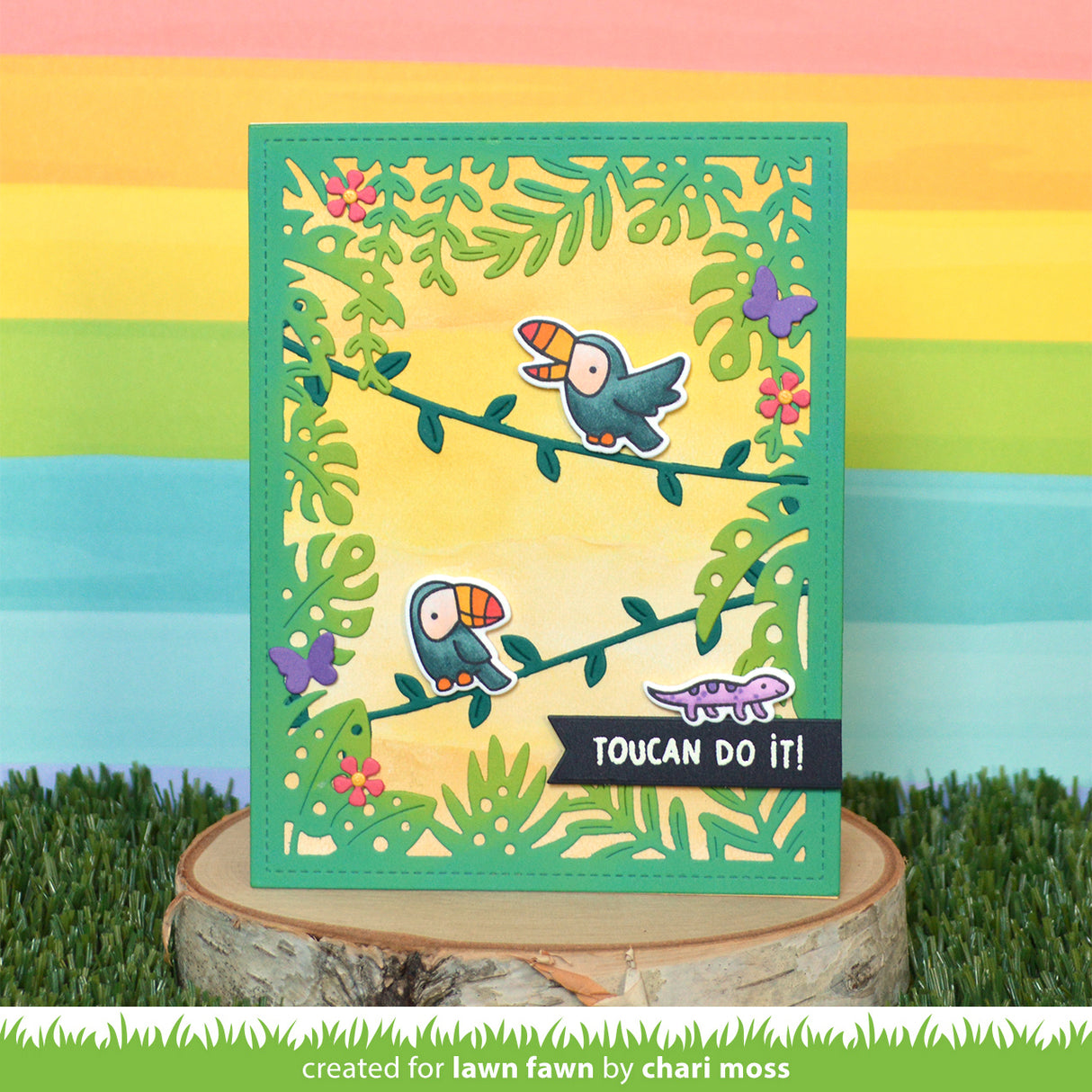 tropical leaves backdrop