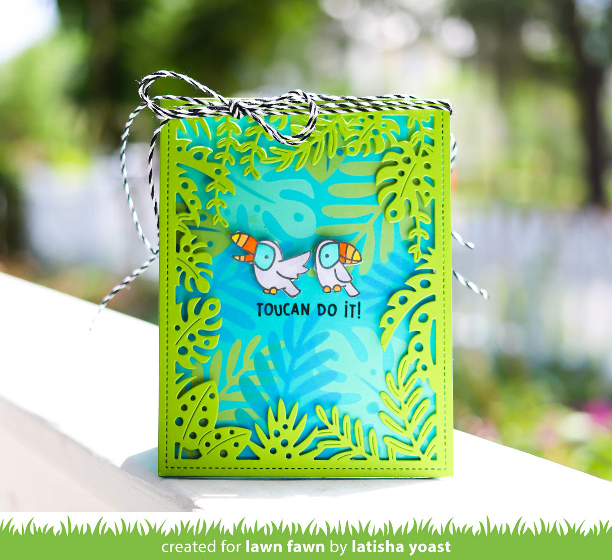 tropical leaves backdrop