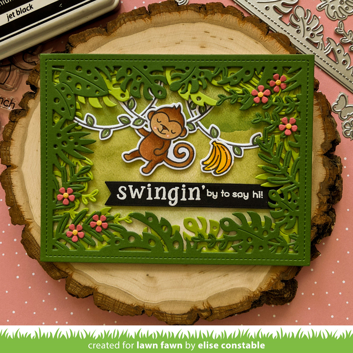 tropical leaves backdrop