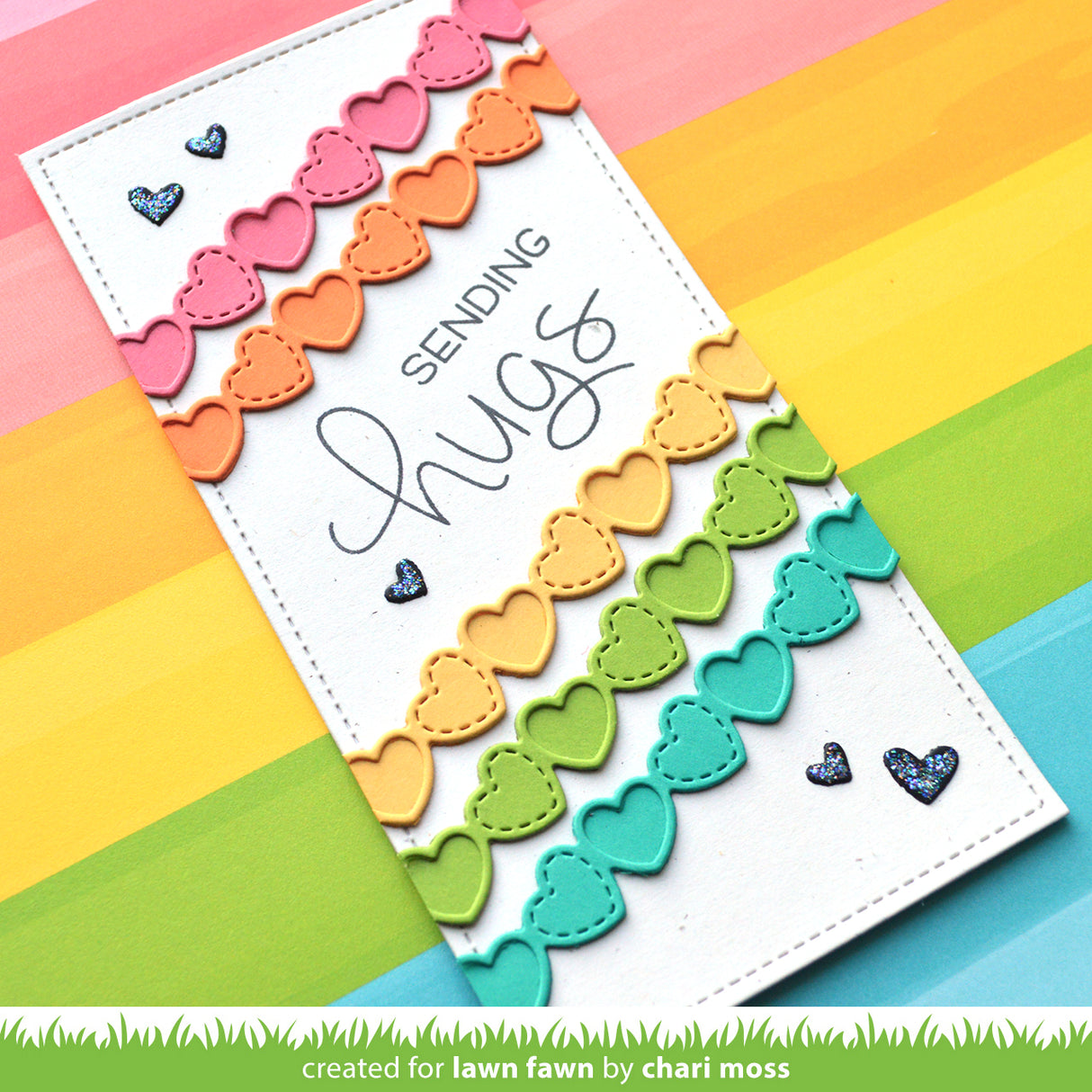 valentine hearts border